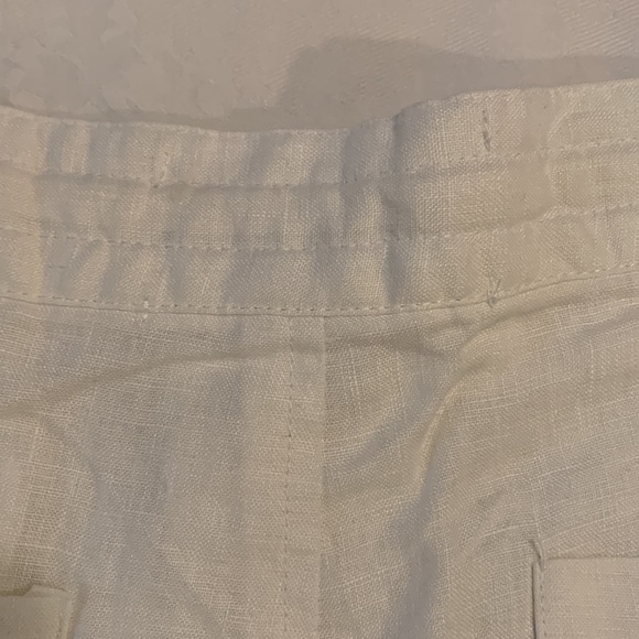 ALIBI PARIS Women 100% Linen Drawstring Pants - Picture 8 of 13